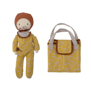 Nalle pop met accessoires katoen bruin van Bloomingville Mini, duidelijk als hoofdfoto afgebeeld