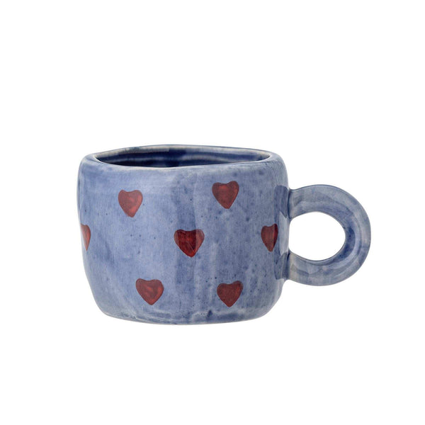 Nini mok aardewerk blauw 100ml van Bloomingville Mini, duidelijk als hoofdfoto afgebeeld