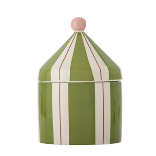 Opbergpot aardewerk groen Cimmi 25 cm van Bloomingville Mini, duidelijk als hoofdfoto afgebeeld