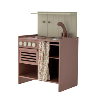 Pippi speelkeuken hout bruin van Bloomingville Mini, van bovenaf met vorm en indeling zichtbaar