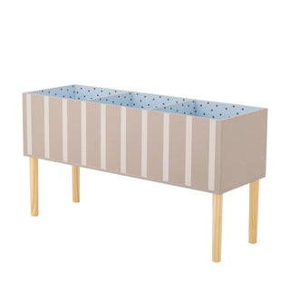 Salam opbergbak hout bruin 90cm van Bloomingville Mini, aan de achterzijde met constructie zichtbaar