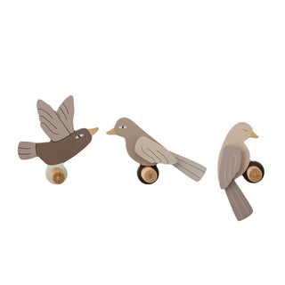 Wandhaken hout naturel Lewi - set van 3 van Bloomingville Mini, duidelijk als hoofdfoto afgebeeld