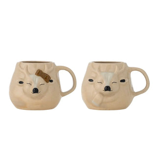 Mok aardewerk beige Rudolph - set van 2 van Bloomingville, duidelijk als hoofdfoto afgebeeld