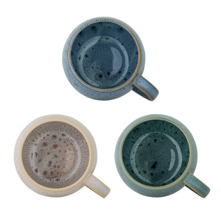 Mok aardewerk blauw Harriet - set van 3 van Bloomingville, vanuit een aanvullend productaanzicht