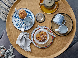 Mok aardewerk blauw Molly - set van 3 van Bloomingville, toegepast in een sfeervolle interieursetting