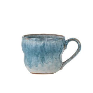Mok aardewerk blauw Nara 350ml van Bloomingville, duidelijk als hoofdfoto afgebeeld