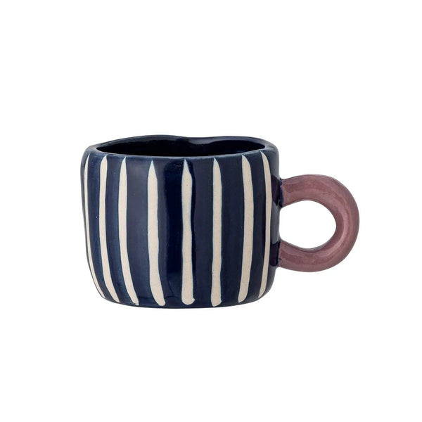 Mok aardewerk blauw Nini - 100ml van Bloomingville, duidelijk als hoofdfoto afgebeeld
