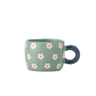 Mok aardewerk blauw Nini - 110ml van Bloomingville, duidelijk als hoofdfoto afgebeeld