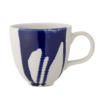 Mok aardewerk blauw Okayama van Bloomingville, duidelijk als hoofdfoto afgebeeld