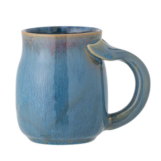 Mok aardewerk blauw Rinat 550ml van Bloomingville, duidelijk als hoofdfoto afgebeeld