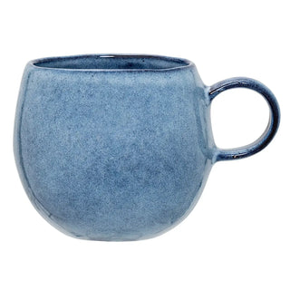 Mok aardewerk blauw Sandrine - 500ml van Bloomingville, duidelijk als hoofdfoto afgebeeld