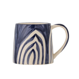 Mok aardewerk blauw shama - 270ml van Bloomingville, duidelijk als hoofdfoto afgebeeld