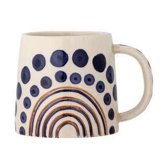 Mok aardewerk blauw Shama - 515ml van Bloomingville, duidelijk als hoofdfoto afgebeeld
