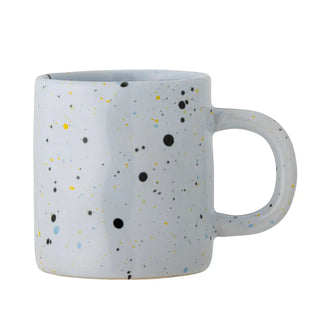 Mok aardewerk blauw Sprinkle 210ml van Bloomingville, duidelijk als hoofdfoto afgebeeld