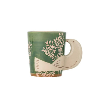 Mok aardewerk groen Hezha - 260ml van Bloomingville, duidelijk als hoofdfoto afgebeeld