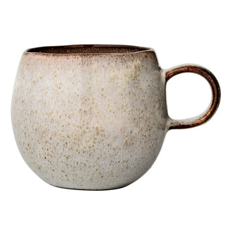 Mok aardewerk nature Sandrine 10cm van Bloomingville, duidelijk als hoofdfoto afgebeeld