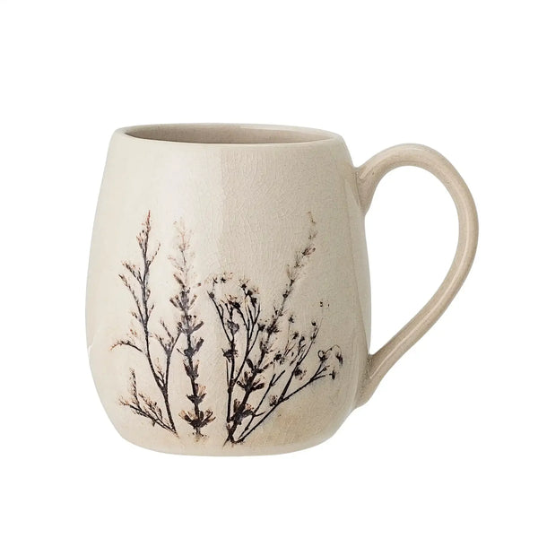 Mok aardewerk naturel Bea - 400ml van Bloomingville, duidelijk als hoofdfoto afgebeeld