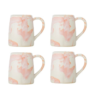 Mok aardewerk roze Winnie - 4 stuks van Bloomingville, duidelijk als hoofdfoto afgebeeld
