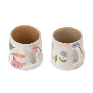 Mok multi camilla 430ml - set van 2 van Bloomingville, van bovenaf met vorm en indeling zichtbaar