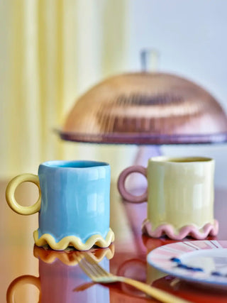 Mokken aardewerk multi polly - set van 2 van Bloomingville, toegepast in een sfeervolle interieursetting