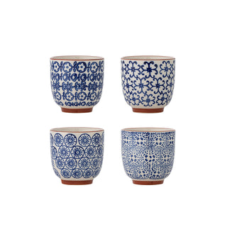 Mokkenset blauw Karine - set van 4 van Bloomingville, duidelijk als hoofdfoto afgebeeld