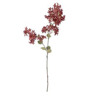 Myrtle kunstbloemen paars van Bloomingville, schuin bekeken met vorm en afwerking zichtbaar