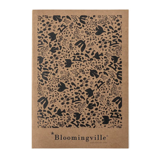 Notitieboek papier bruin Anniversary van Bloomingville, van dichtbij met materiaal en afwerking zichtbaar