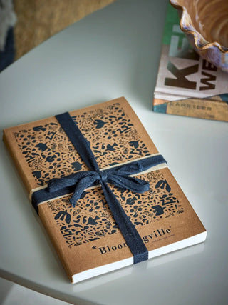 Notitieboek papier bruin Anniversary van Bloomingville, toegepast in een sfeervolle interieursetting