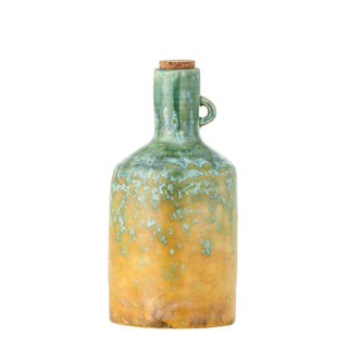 Oliefles aardewerk groen Yuma - 425ml van Bloomingville, duidelijk als hoofdfoto afgebeeld