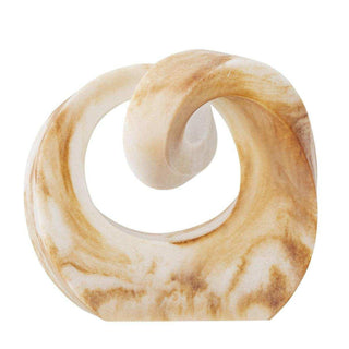 Ornament Swirl orange 18cm - Het Adres