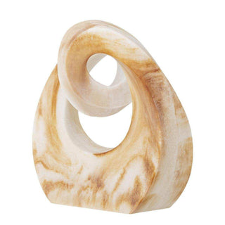 Ornament Swirl orange 18cm - Het Adres