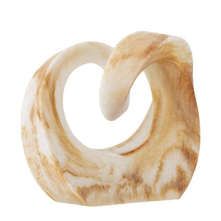 Ornament Swirl oranje 18cm van Bloomingville, vrijstaand en duidelijk afgebeeld