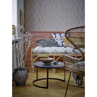 Pammi bank naturel 150cm van Bloomingville, van opzij met verhoudingen en constructie zichtbaar