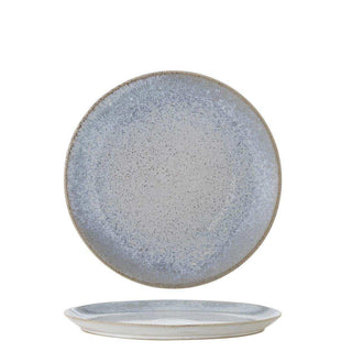 Paula bord blauw 20cm van Bloomingville, aan de achterzijde met afwerking zichtbaar