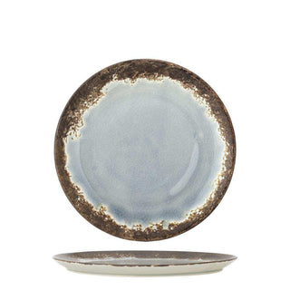 Paula plate blue brown 20cm - Het Adres