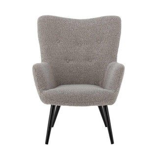 Perry fauteuil naturel van Bloomingville, van bovenaf met vorm en indeling zichtbaar