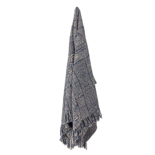 Plaid Bresso blau 160x130cm - Het Adres