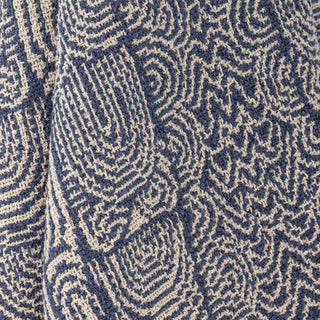 Plaid Bresso blau 160x130cm - Het Adres