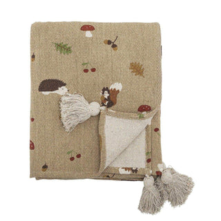 Plaid Fall brown 160x130cm - Het Adres