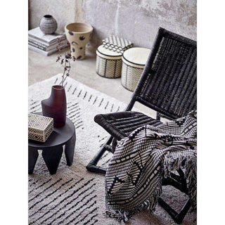 Plaid Gutte schwarz 160x130cm - Het Adres
