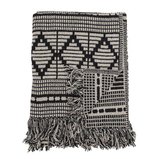 Plaid Gutte schwarz 160x130cm - Het Adres