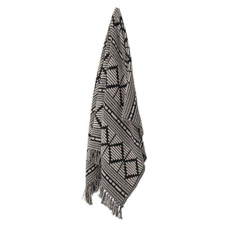 Plaid Gutte schwarz 160x130cm - Het Adres