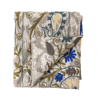 Plaid Larisa blue 150x130cm - Het Adres