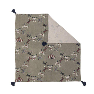 Plaid Loome green 160x130cm - Het Adres