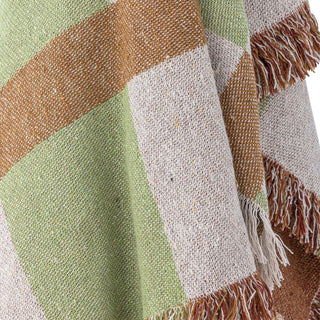 Plaid ruit gerecycled katoen Galvin 130x160cm van Bloomingville, toegepast in een stijlvolle woonkamer