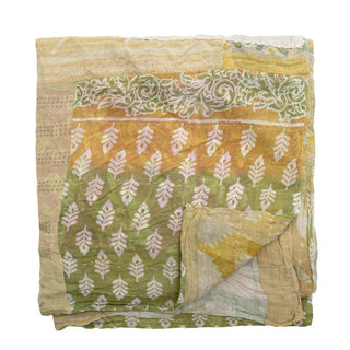 Plaid Sari gelb 150x130cm - Het Adres