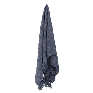 Plaid Udine blau 160x130cm - Het Adres