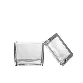 Pot gerecycled glas transparant Elius van Bloomingville, vanuit een aanvullend productaanzicht