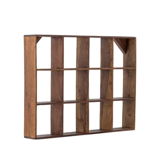 Rek gerecycled hout bruin tilo 53x70cm van Bloomingville, aan de achterzijde met afwerking zichtbaar