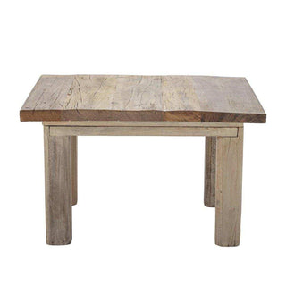 Riber salontafel Gerecycled hout 60cm van Bloomingville, aan de achterzijde met constructie zichtbaar